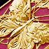 Inserts Purple Butterfly Gold 18K