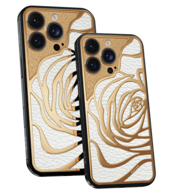 Custom iPhone 16 Pro/Pro Max Golden Rose