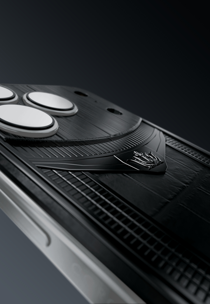 Ribbed bezel Obsidian