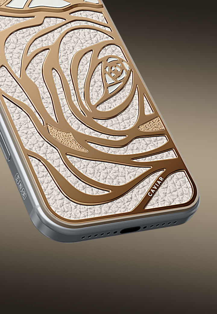 Calfskin Golden Rose