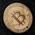 Bitcoin Symbol Bitcoin Black Gold