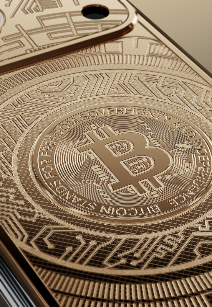 Bitcoin Symbol Bitcoin 18K