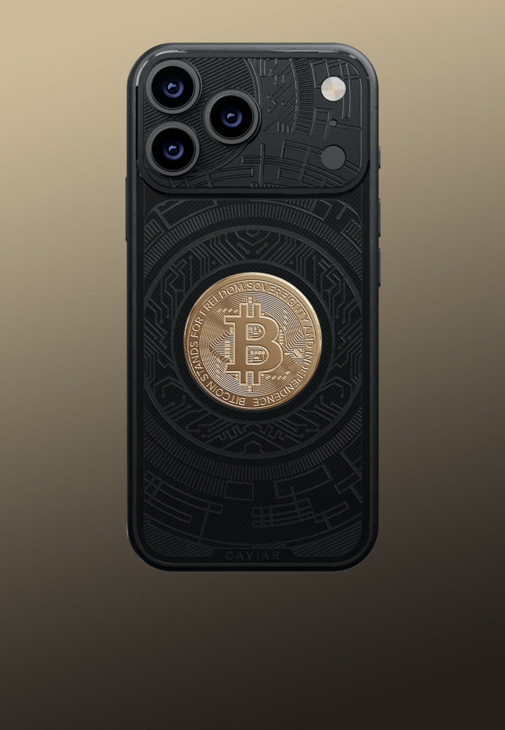 Design Concept Bitcoin Black Gold