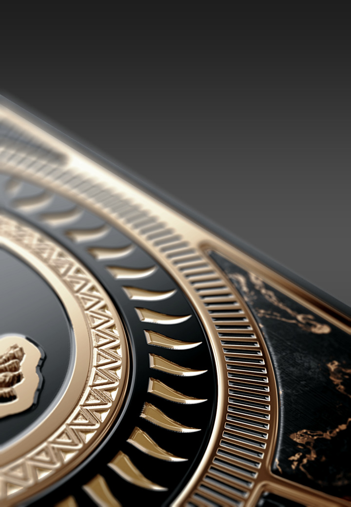 Enamel Pattern Falcon