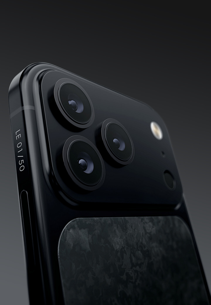 Camera Close-Up Black Apple