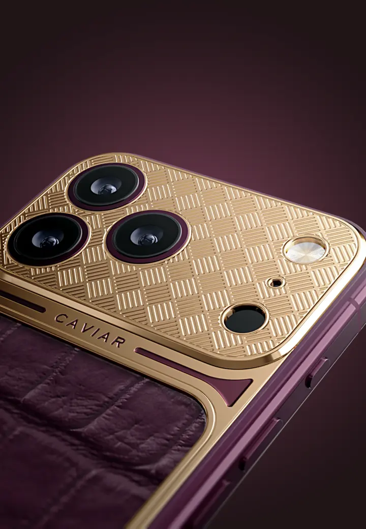 Gold Plating Burgundy