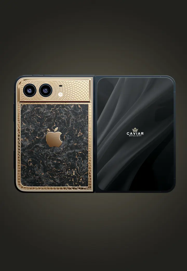 Back view (unfolded) Gold