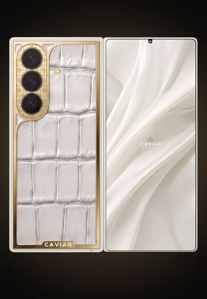 Custom Caviar Wallpaper Gold Emblem