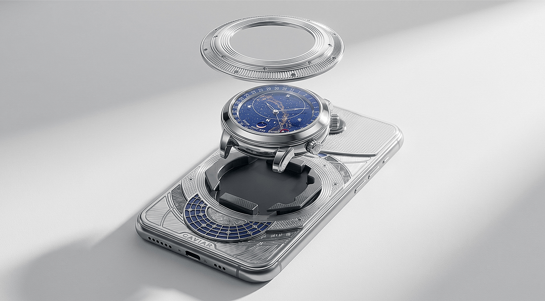Caviar Presents the "Masters of Time" Collection, Featuring the Innovative Watch Vault System Integrated into iPhone