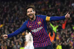 Lionel Messi celebrating a goal