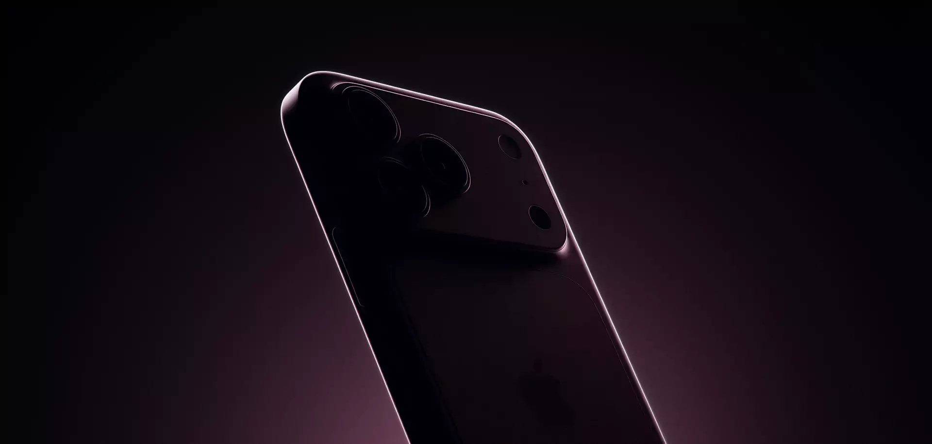 Concept image of iPhone 18 Pro in Dark Cherry