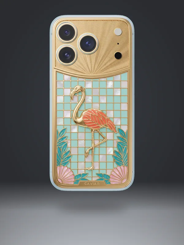 TROPICS · Flamingo. Medallion
